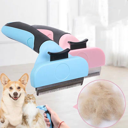 Pet Grooming Tool – Dog & Cat Hair Removal Comb