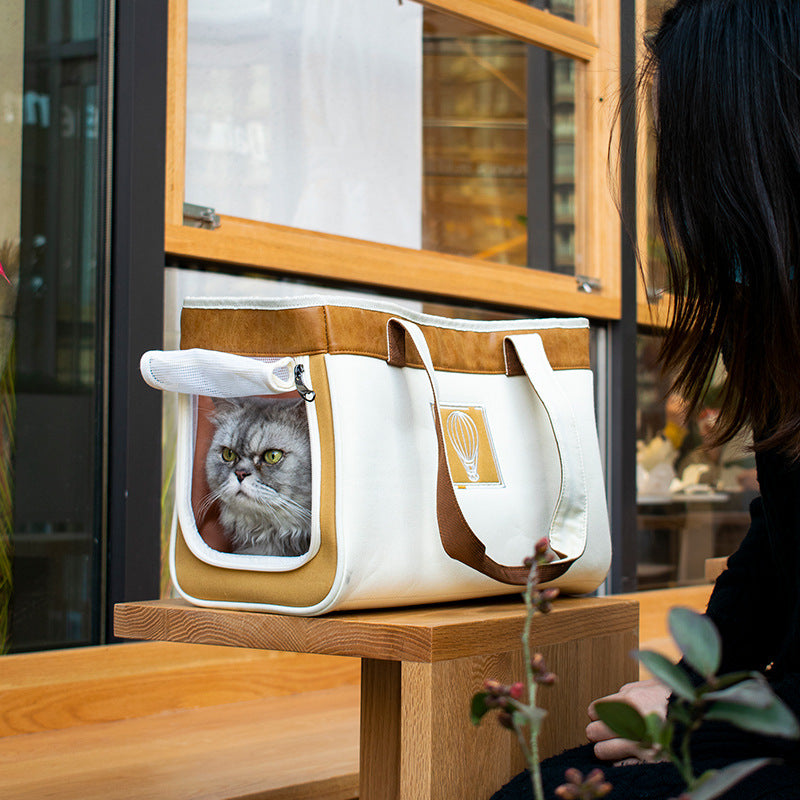 Portable Large Cat Backpack Carrier – New Style Travel & Outing Pet Bag