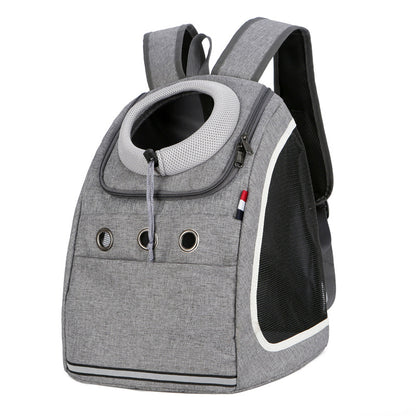 Pet Backpack Carrier for Cats & Small Pets – Breathable Space Capsule Travel Bag