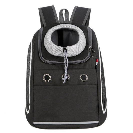 Pet Backpack Carrier for Cats & Small Pets – Breathable Space Capsule Travel Bag