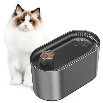 3L Automatic Pet Water Fountain with LED Light – Ultra-Quiet Filtered Water Dispenser for Cats & Dogs
