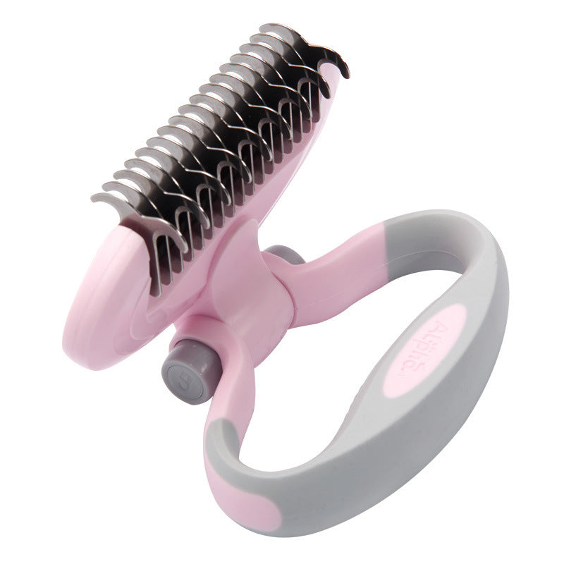 Pet Grooming & Cleaning Dog Comb – Knot & Tangled Hair Remover