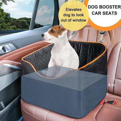 Pet Height Increasing Cushion Bed for Dogs & Cats – Egg Memory Foam Car & Home Sofa Nest