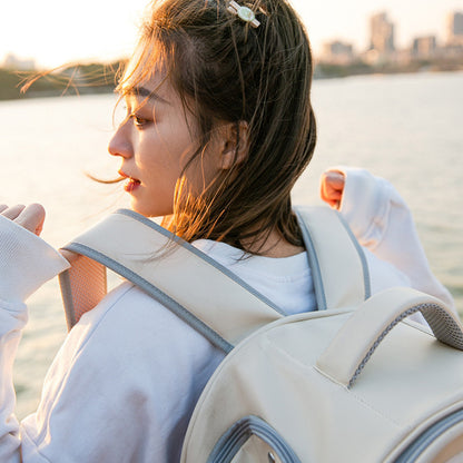 Portable Large Capacity Breathable Cat Backpack Carrier for Travel & Outdoor Use