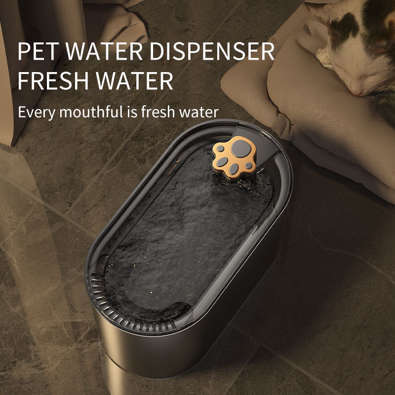 3L Automatic Pet Water Fountain with LED Light – Ultra-Quiet Filtered Water Dispenser for Cats & Dogs