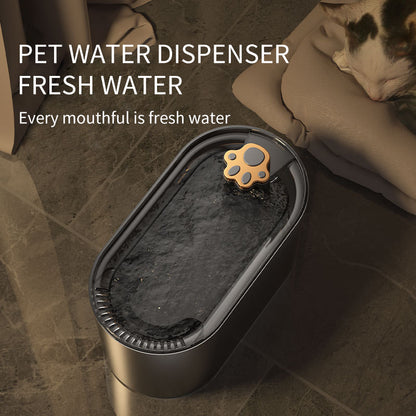 3L Automatic Pet Water Fountain with LED Light – Ultra-Quiet Filtered Water Dispenser for Cats & Dogs