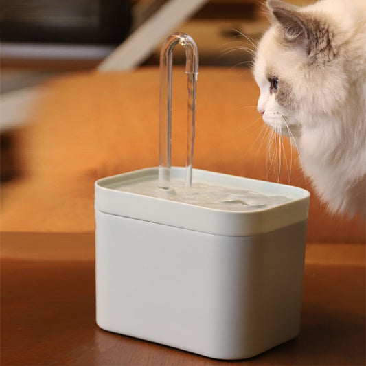 1.5L Automatic Cat Water Fountain – USB Powered Ultra-Quiet Filtered Pet Water Dispenser