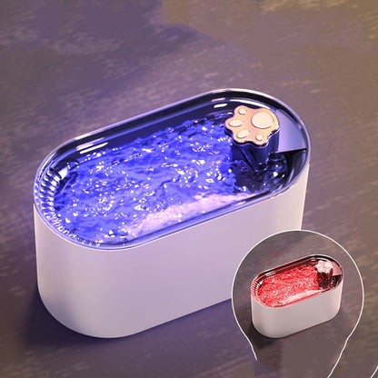 3L Automatic Pet Water Fountain with LED Light – Ultra-Quiet Filtered Water Dispenser for Cats & Dogs