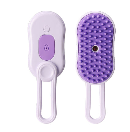 3-in-1 Steam Pet Grooming Brush for Cats & Dogs | Electric Spray Massage Comb
